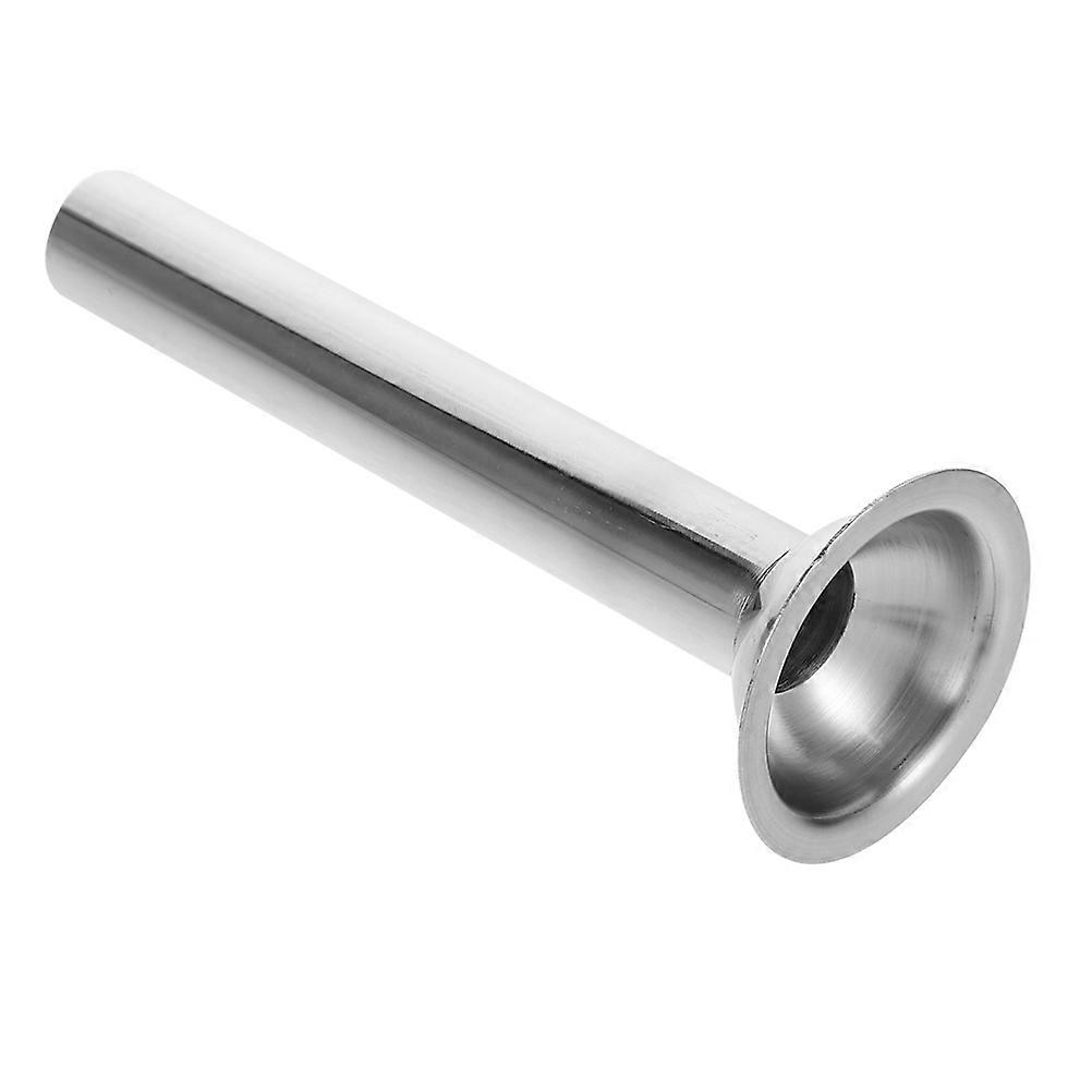 Sausage Filling Funnel 3Pcs Stainless Steel Replacement Tube For Home Users Meat Stuffing Machines Efficient Design