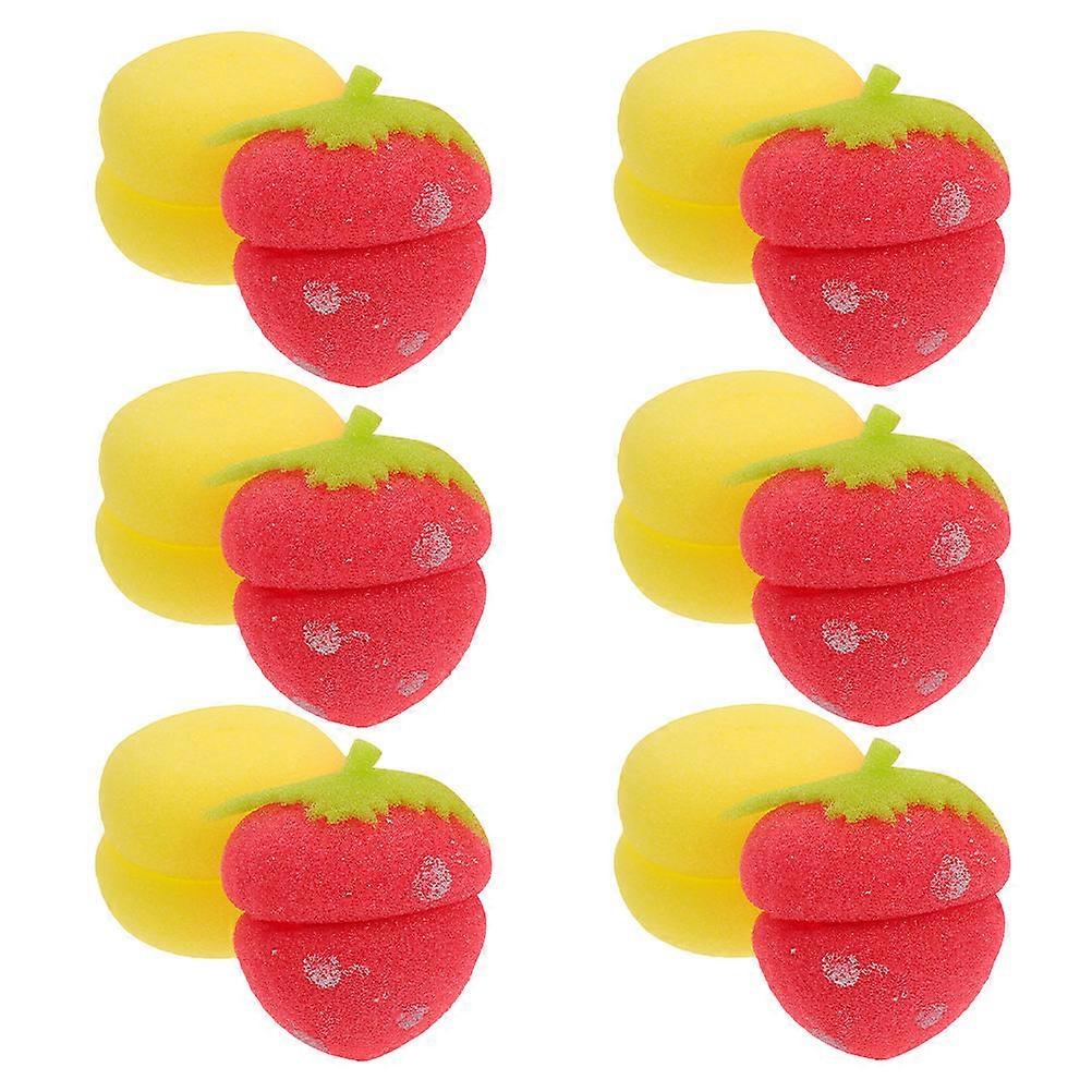 Sponge Curlers Bangs Roller for Hair Styling 12Pcs Multi Color Sponge Curlers