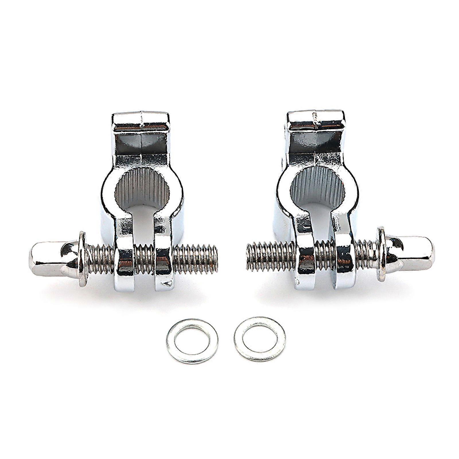 2Pcs Drum Clamp Connector Metal Mounting Clamp Drum Expansion Clip Professional Drum Hardware Percussion Instrument Part Multicolor