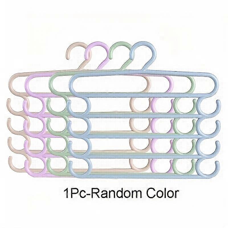 5 Layers Pants Rack Multifunctional Household Saving Space Multi Layer Trousers Hanger Pants Closet Color Clothes Peg