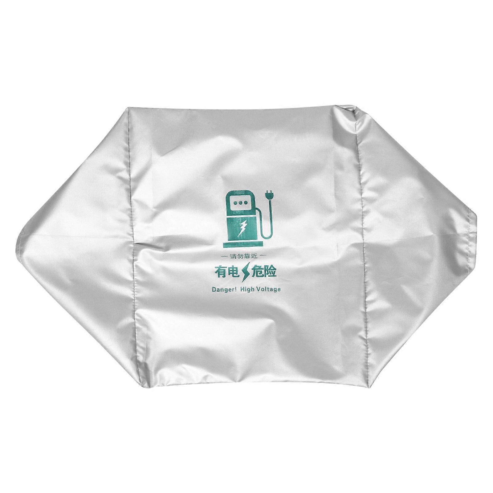 Silver Ev Charger Cover Waterproof for Outdoor Compatibility