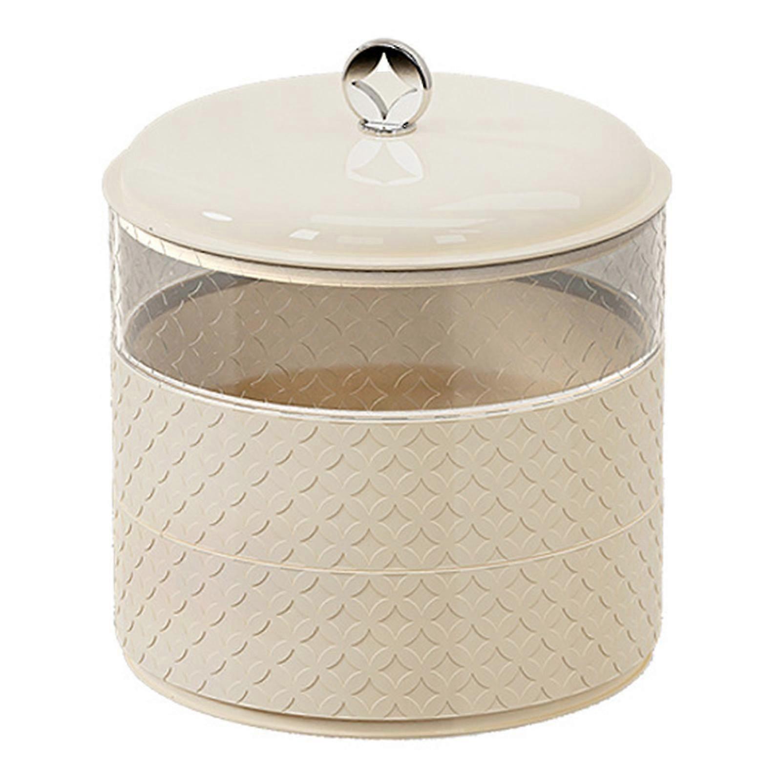 Multi-Purpose Snack Storage Plate with Compartments & Lid - Eco-Friendly, Durable, and Easy to Clean - Perfect for Nuts, Candies, Fruits