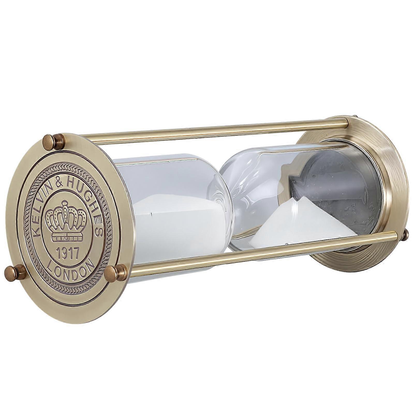 Vintage Hourglass 60 Minute Sand Timer with Metal Frame for Desk and Home Decoration