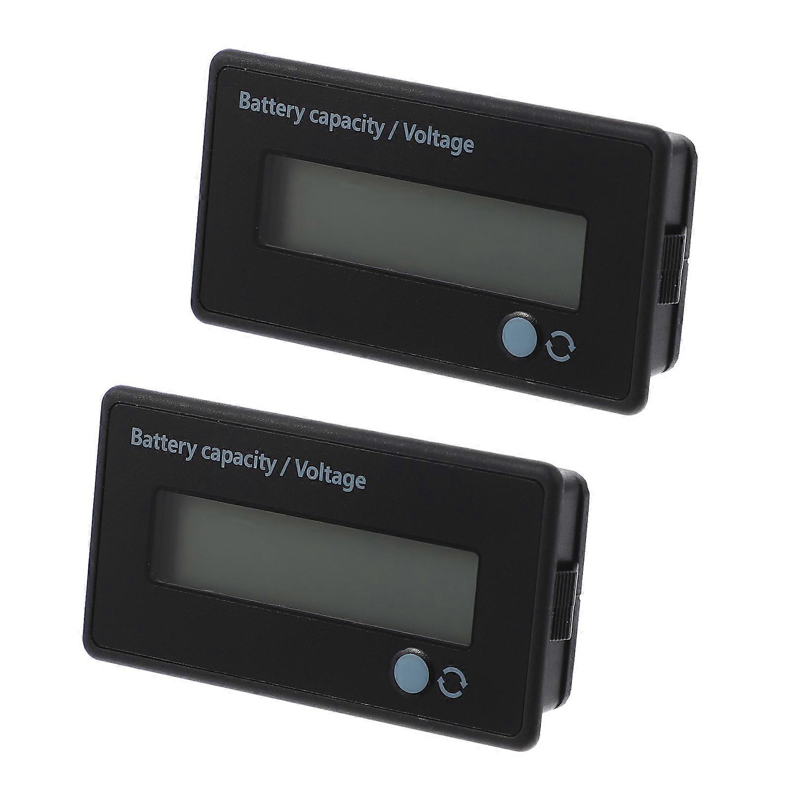 Electric Battery Display LCD Battery Tester for Testing 2Pcs Assorted Color