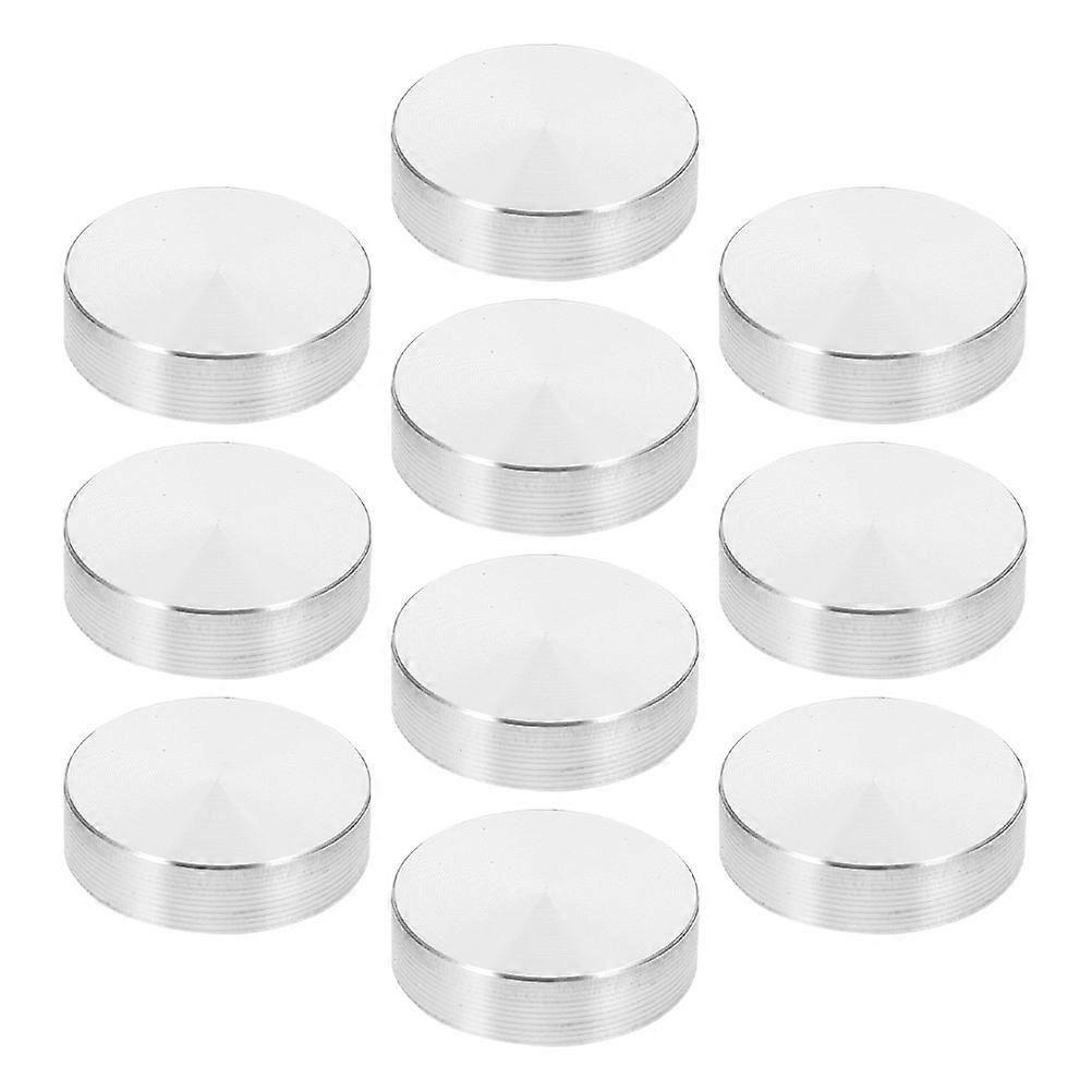 Aluminum Round Disc for Glass Table Support Hardware 20Pcs Pack
