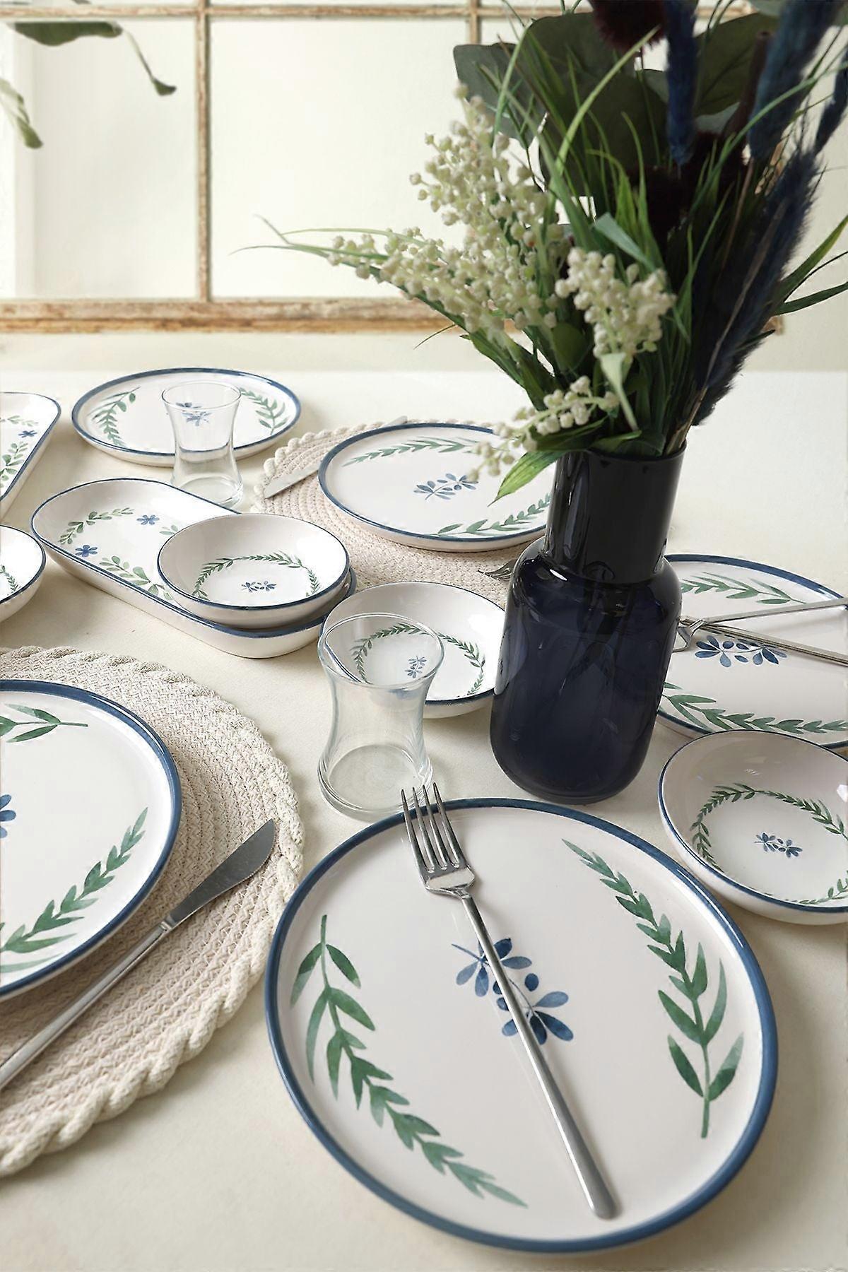 Keramika Dinnerware Set - Daphne - 12 pieces - 6 persons - Stoneware