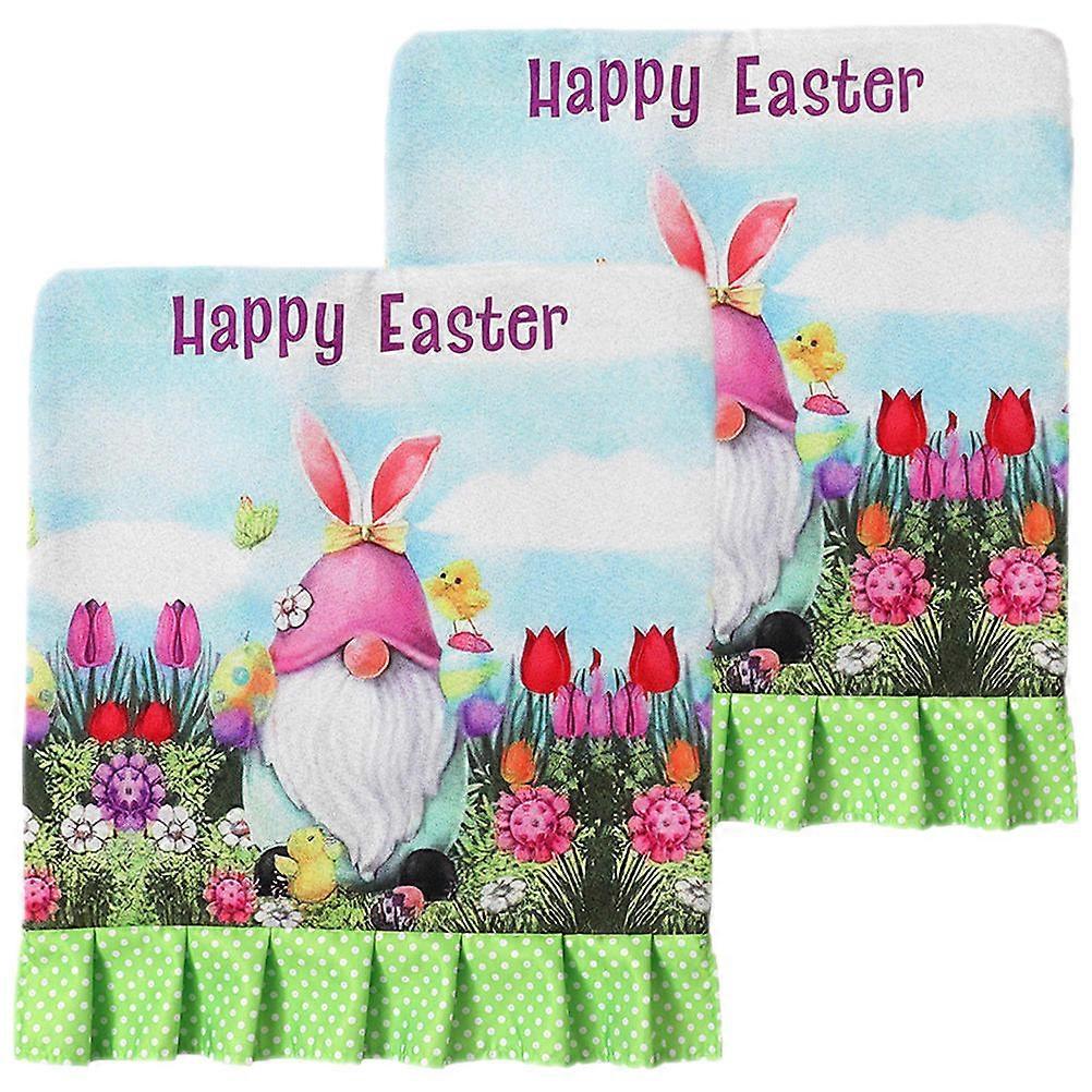 Chair Covers Easter Chair Cover Polyester for Home 8Pcs Dining Room