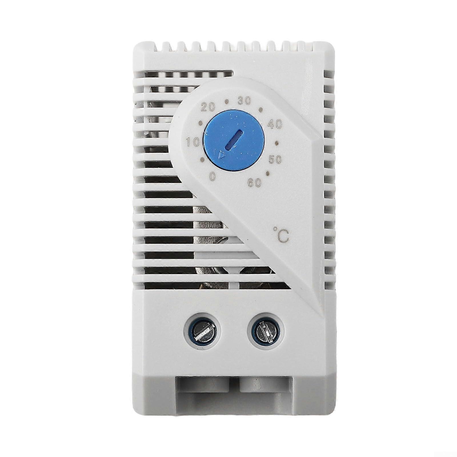 DIN Rail Thermostat KTS011 Adjustable 060°C Industrial Temperature Controller for Heaters and Fans