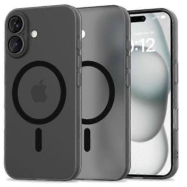 Tech-Protect compatible with iPhone 16 Case MagSafe MagSlim Matte Black 50