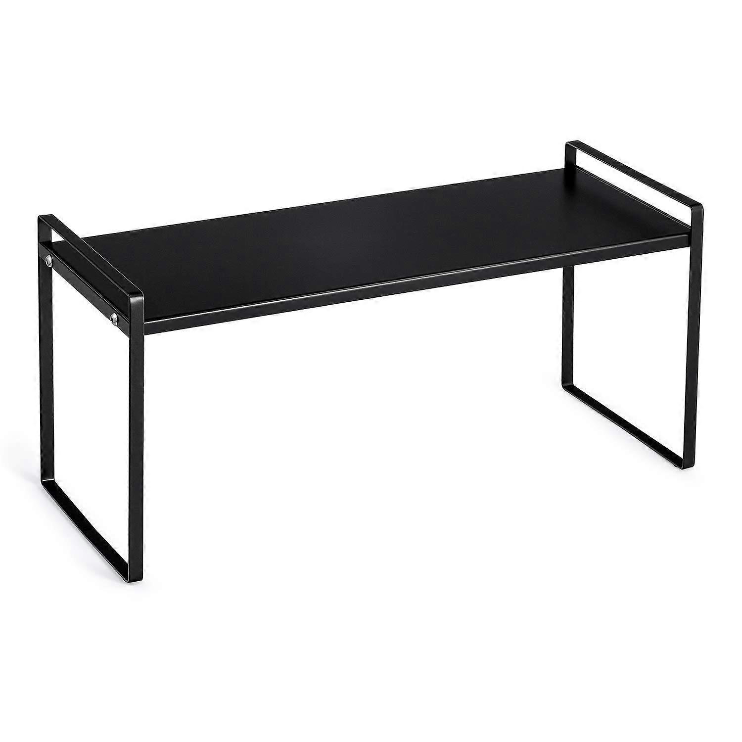 Kitchen Storage Rack, 20 Inch Metal Stackable Cabinet Shelf, Countertop Organizer for Kitchen and Bathroom