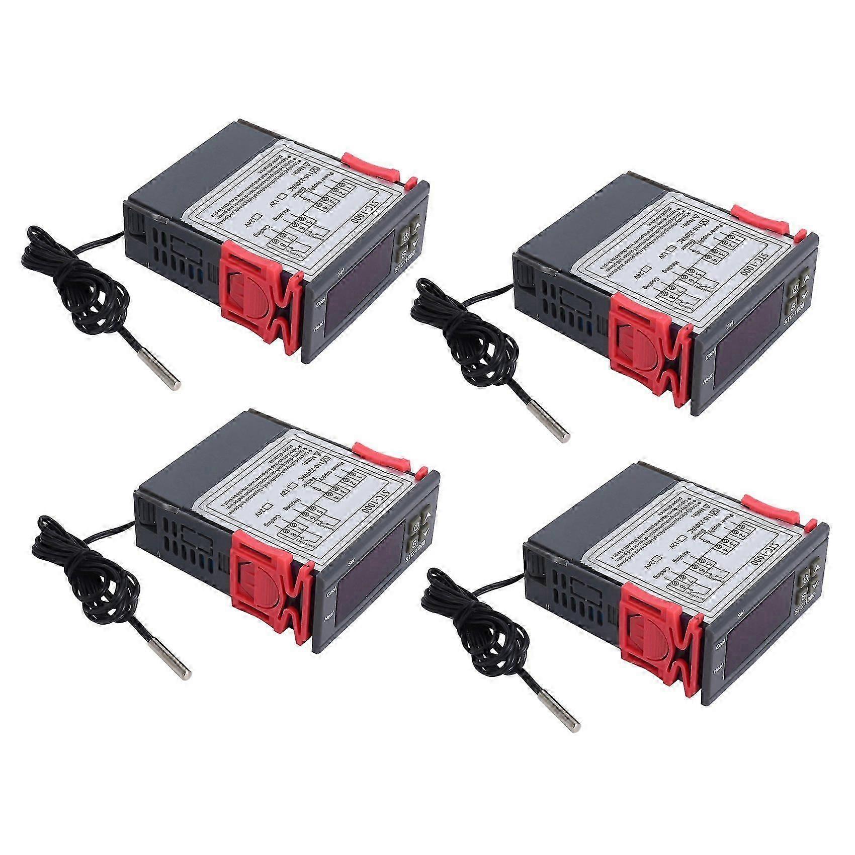 4X 220V/STC-/1000 Digital Temperature Controller Thermostat with NTC