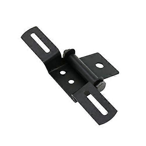 Universal Adjustable Foldable Motorcycle License Plate Holder with Tail Light Mount Black