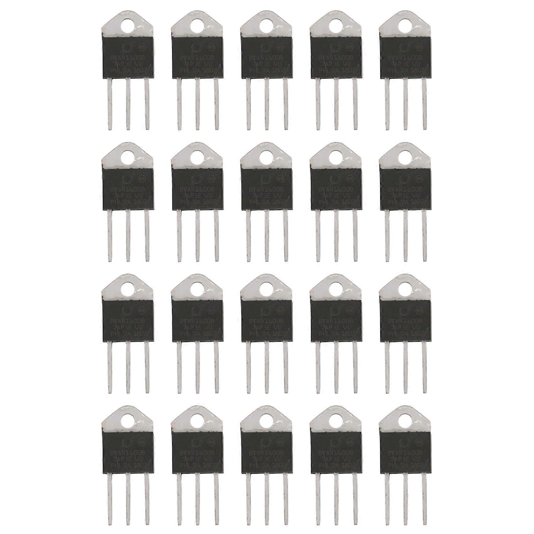 20X BTA41-600B 600V 40A Silicon Controller Rectifier Standard Triac