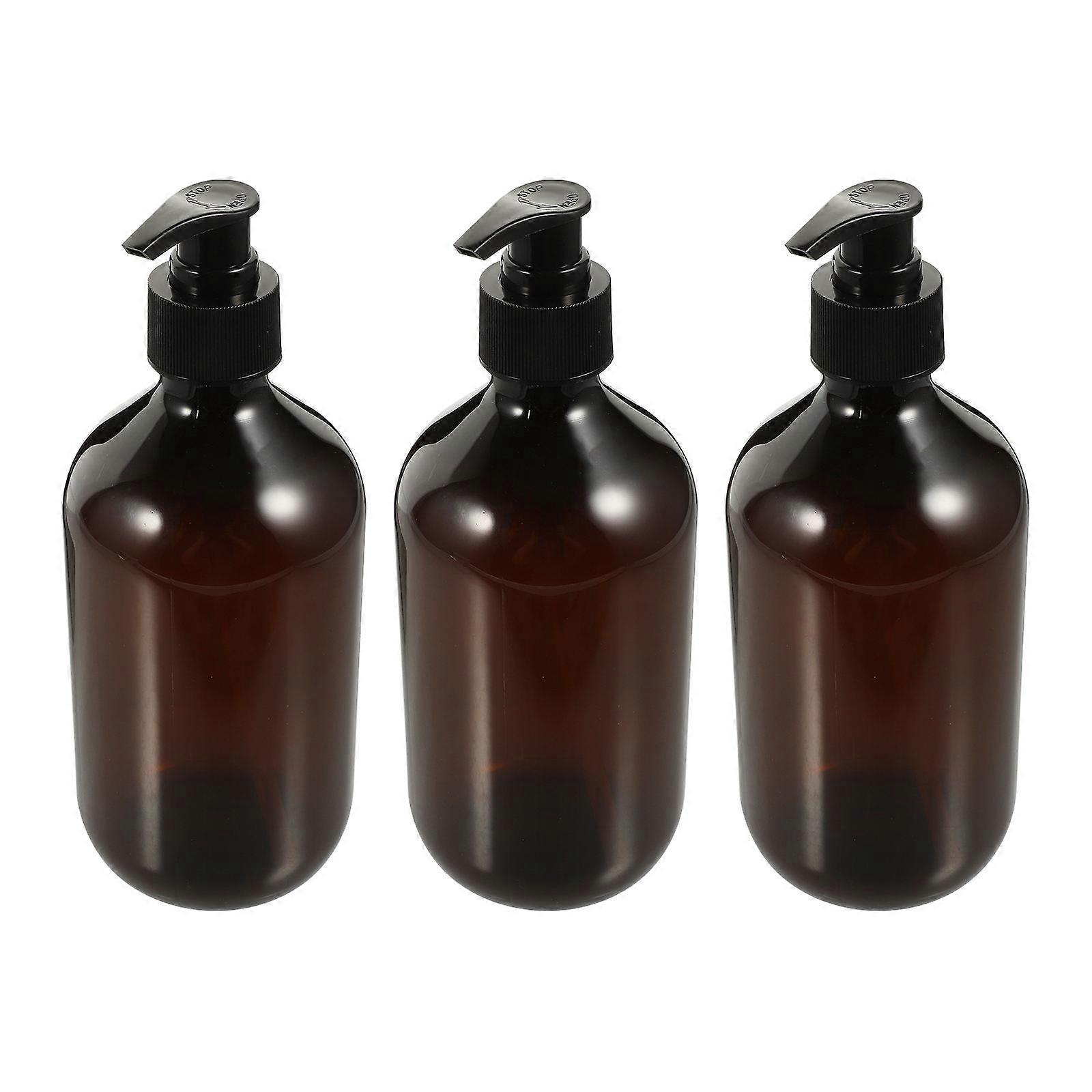Refillable Lotion Bottle With Pump For Body Wash Portable For 3Pcs