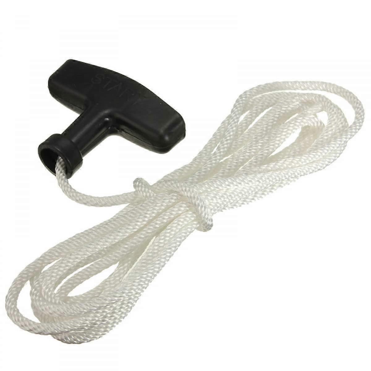 4Pcs Universal Lawn Mower Starter Rope with Ergonomic Pull Handle for Petrol and Gas Models