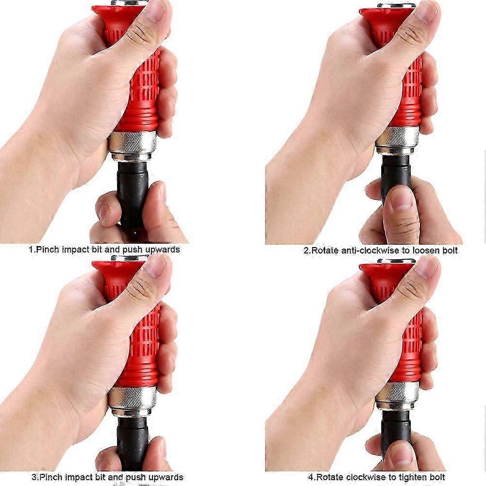 7pcs Set Multi functional Heavy Duty Impact Screwdriver Bits Kit with Case 26s