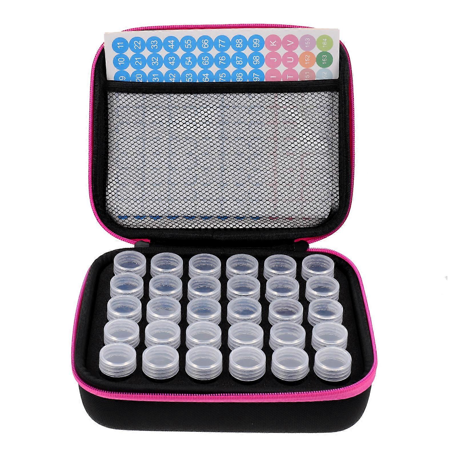 Crystal Storage Containers Diamond Boxes For Home Use Rectangular Shape Tool Holding Organization 079X043X004In 1Set