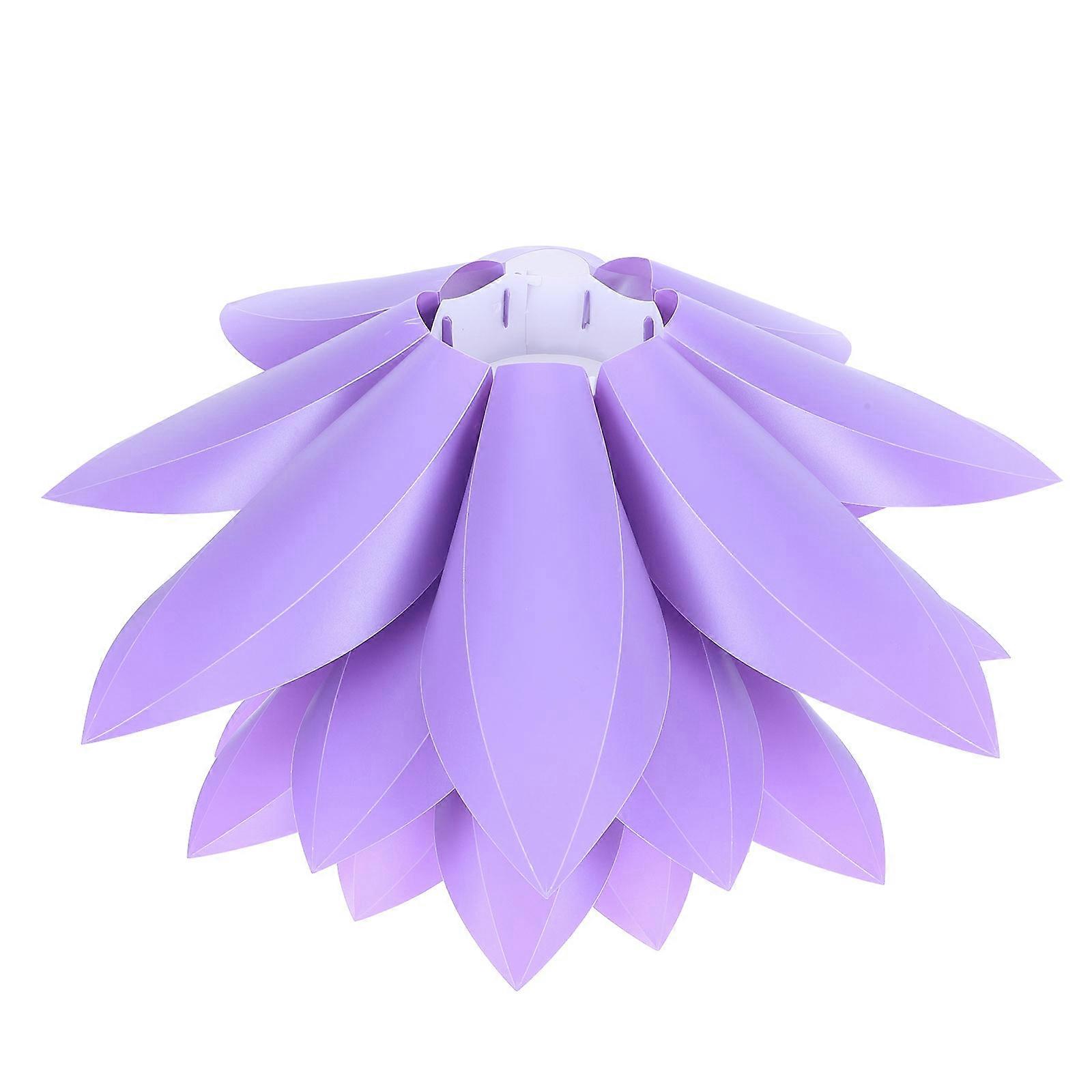 Decorative Lampshade for Decor 3Pcs Violet Creative Lotus Cover