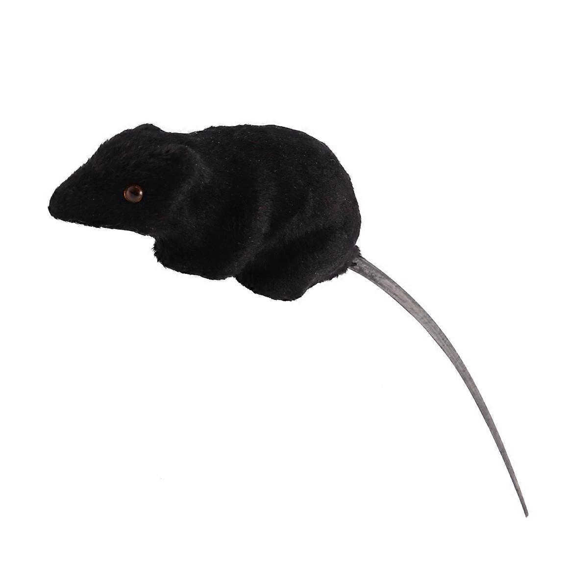 Funny Imitated Mouse Model Party Prank Toy in Black