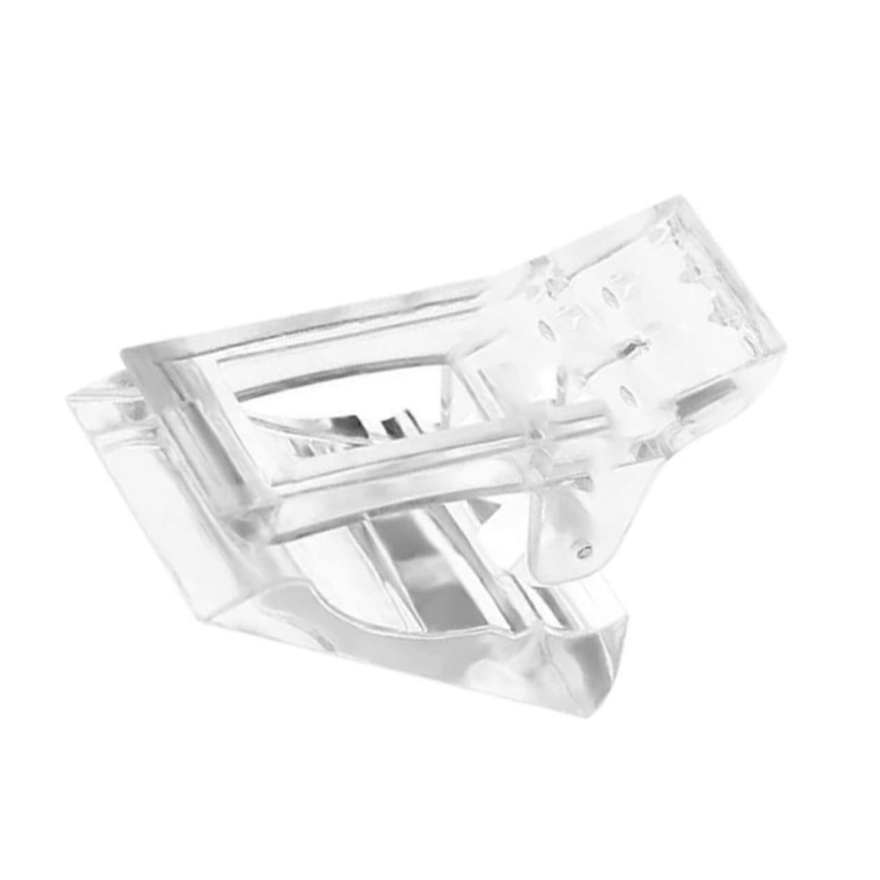 Nail Extension Clip for UV Gel with Precise Glue Application, Reusable Nail Builder Gel Clamp