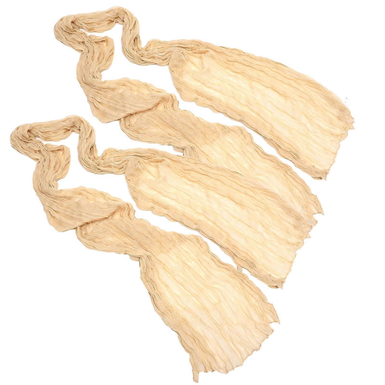 Table Runner Polyester for Decor 4Pcs Romantic Wedding Party Supply