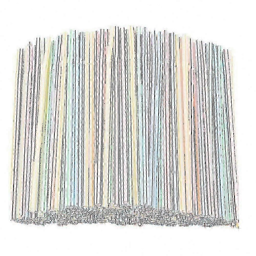1000pcs Biodegradable Plastic Drinking Straws, Flexible & Safe for Home, Bar, Parties