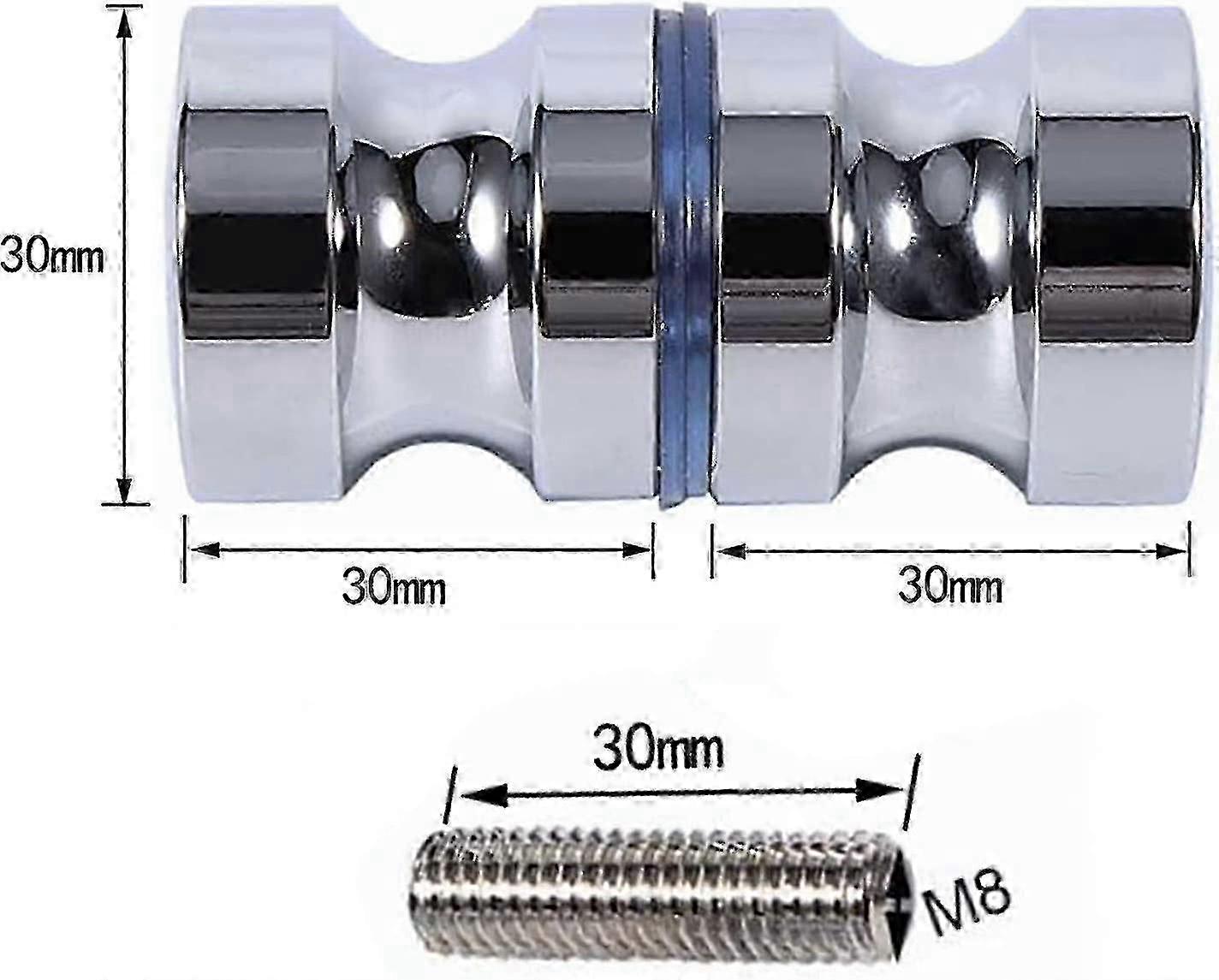 Office Door Knobs Made of Solid Stainless Steel for Shower and Kitchen