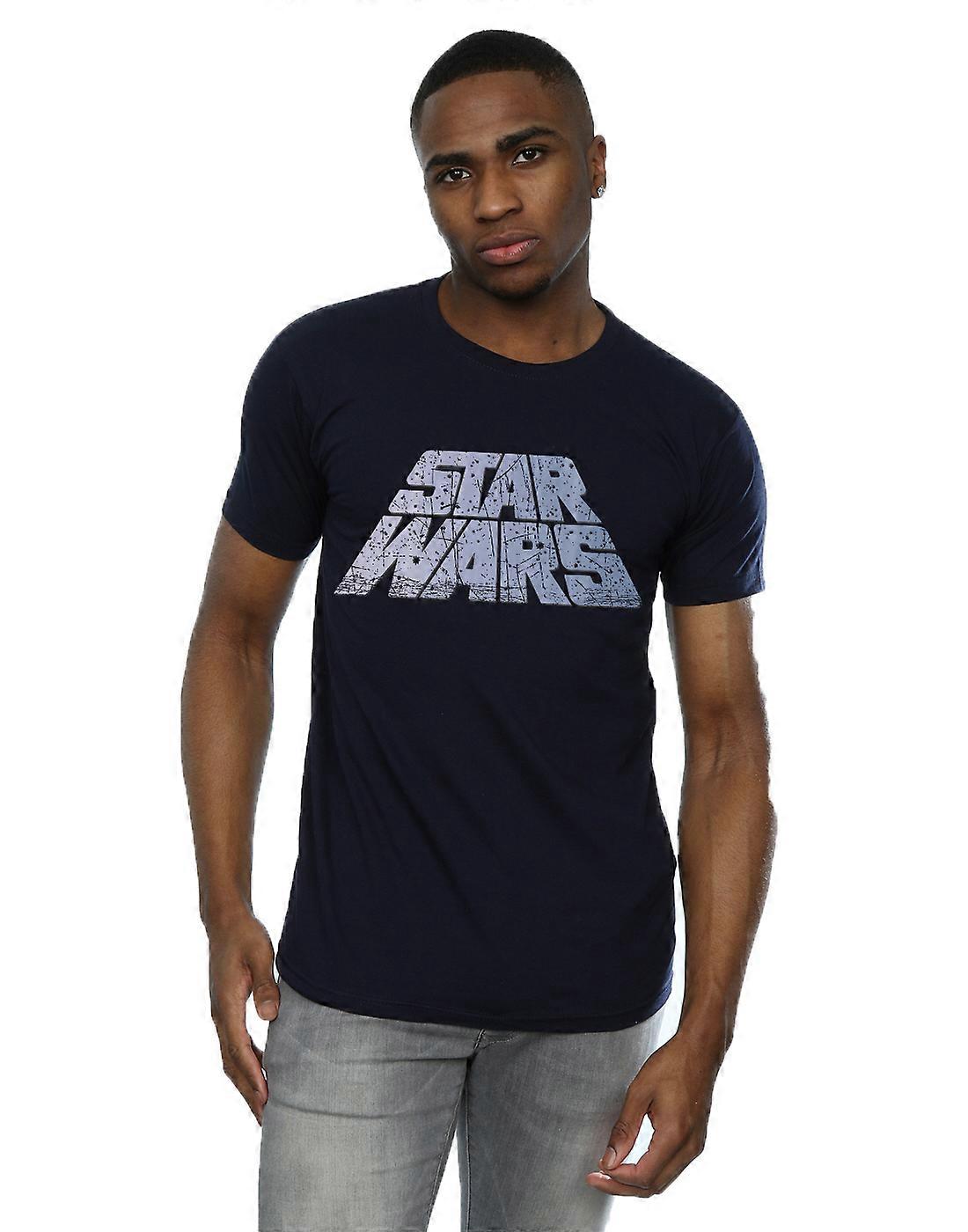 Star Wars män Silver Logo T-Shirt