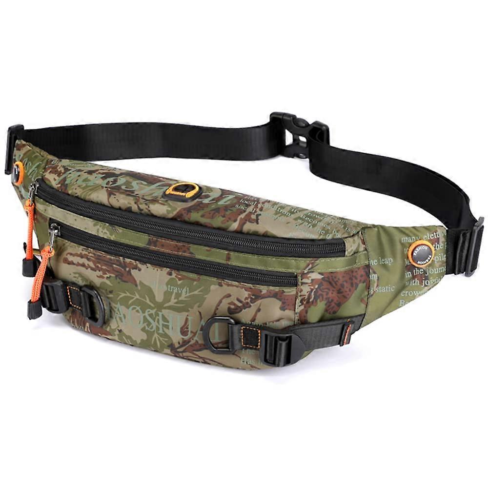 Waterproof Belt Bag Fanny Pack with MultiCompartment Storage Adjustable Strap Hidden Pocket