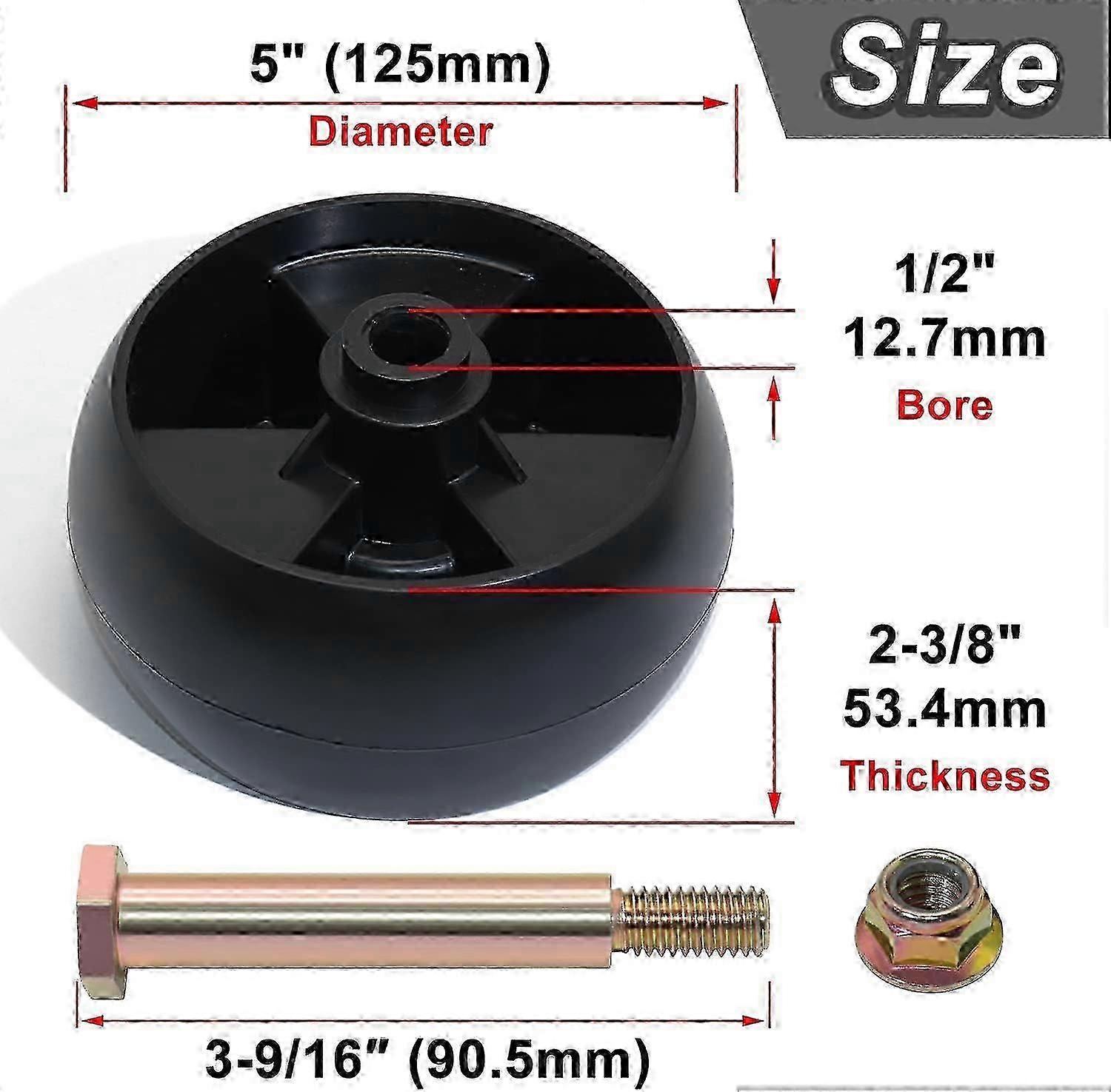 MTD Cub Cadet Deck Wheel Kit Replacement PartsSIZE:2 Pack