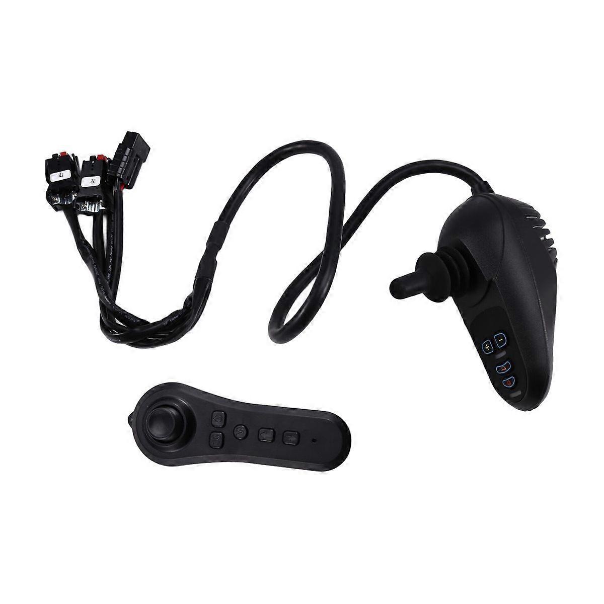 24V Universal Electric Wheelchair Joystick Dual Controller Wireless Bluetooth Control Handle