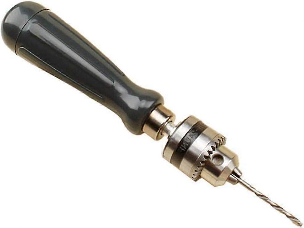 Large wrench hand drill with 5 bits