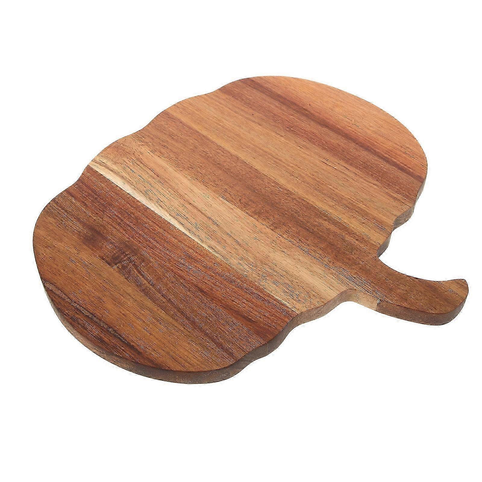 Wood Cutting Board Pumpkin Shape for Kitchen Meal Prep