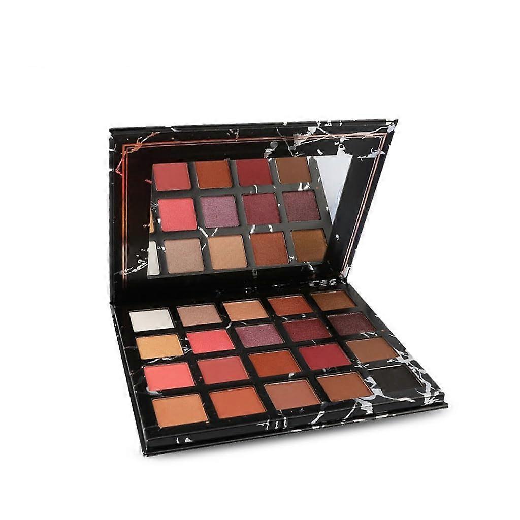 20 Color Eyeshadow Palette with Shimmer,  Pigmented Glitter, Marble Texture Makeup