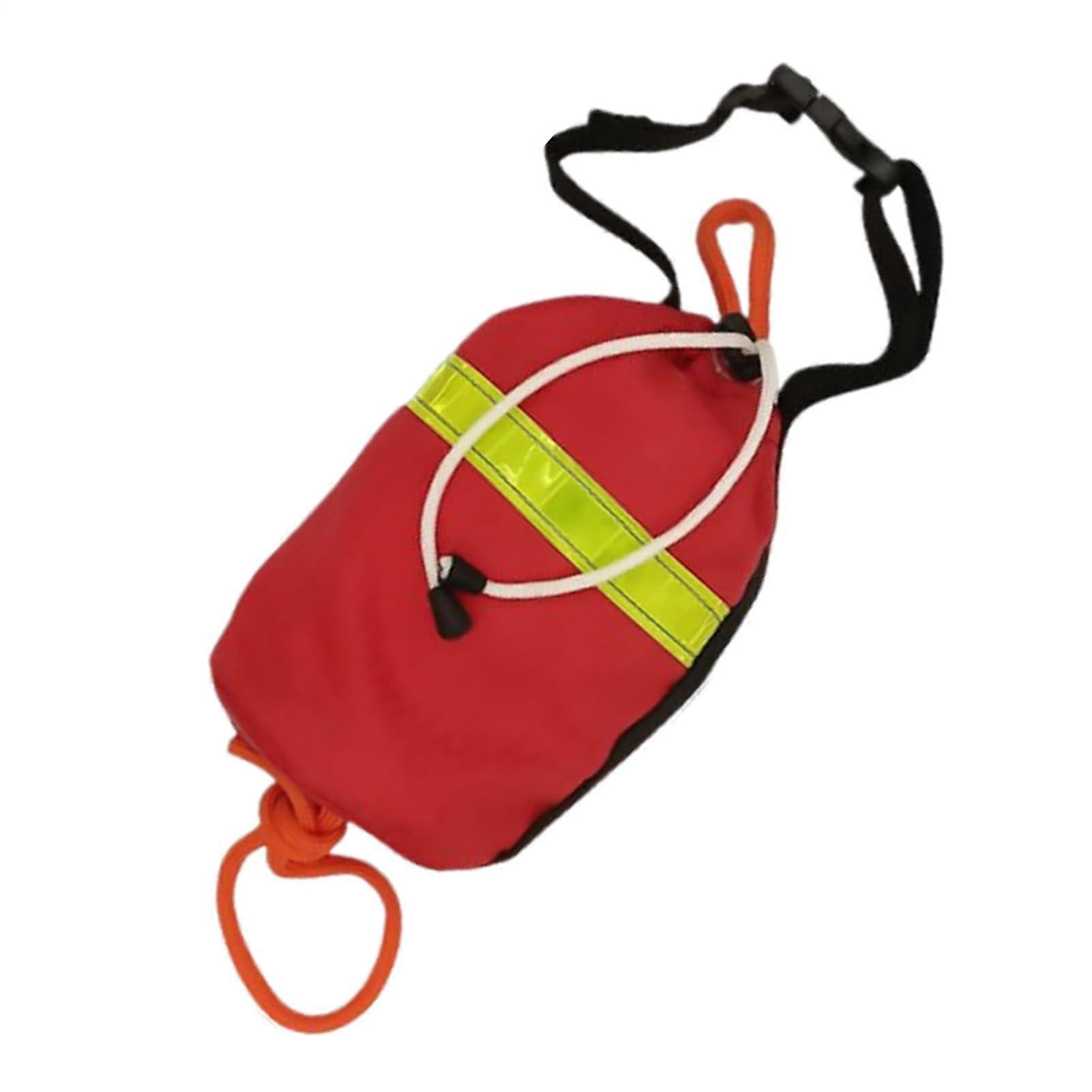 Visibility Water Rescue Throw Bag with Quick Deploy Rope for Boating Sailing Canoe Safety