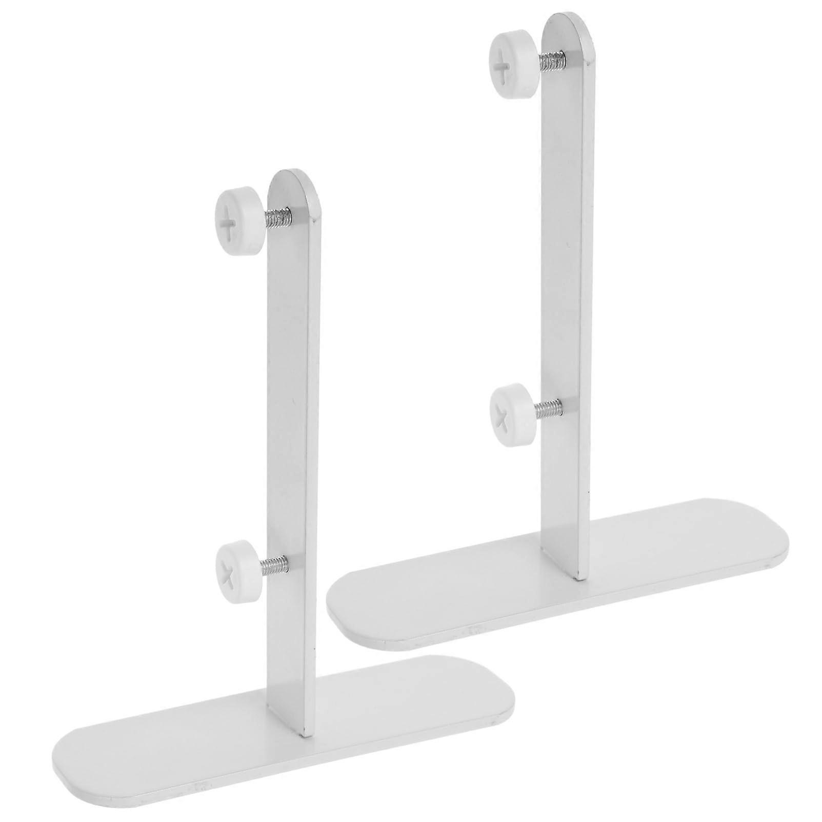2pcs Heavy Duty Pegboard Brackets for Tabletop Display Adjustable Shelf Support for Home Organization
