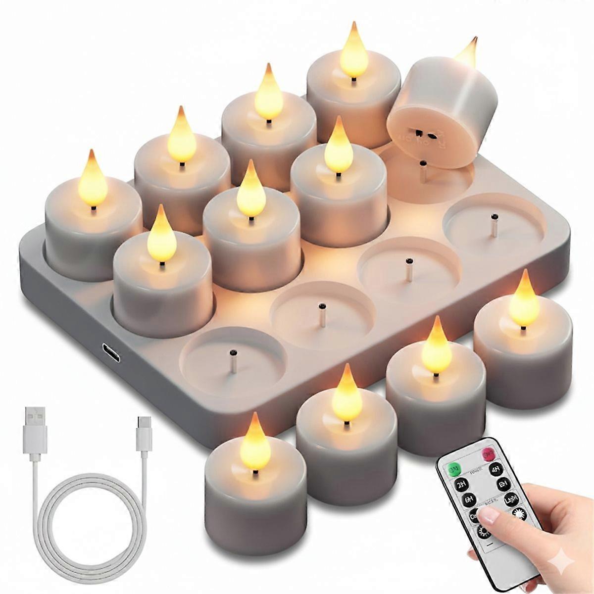Rechargeable LED Tea Lights