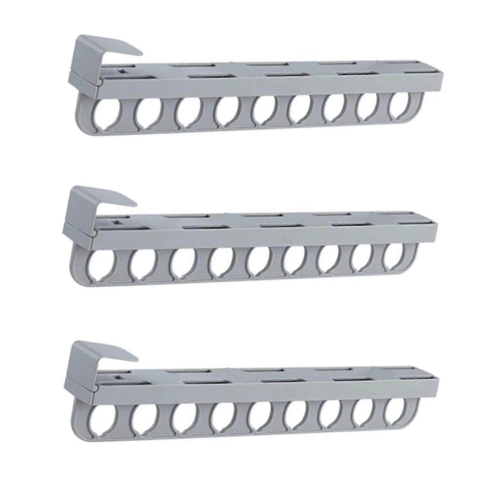 Pull Out Clothes Rail for Wardrobe, Extendable Hanging Rail, Space Saving, Easy Slide Access