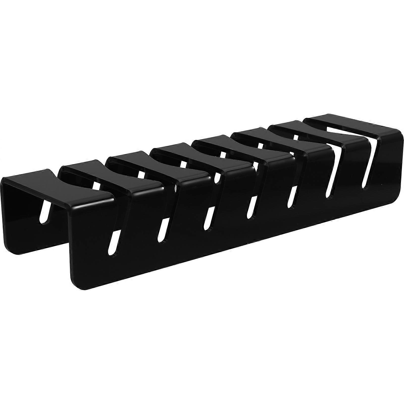 Black Acrylic Hat Organizer Rack for Storage Use Desktop Display Stand