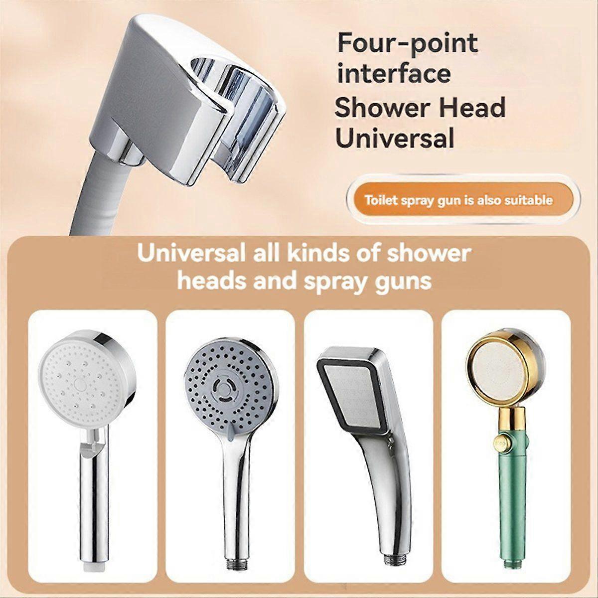 Punch Free Shower Head Holder Brackets