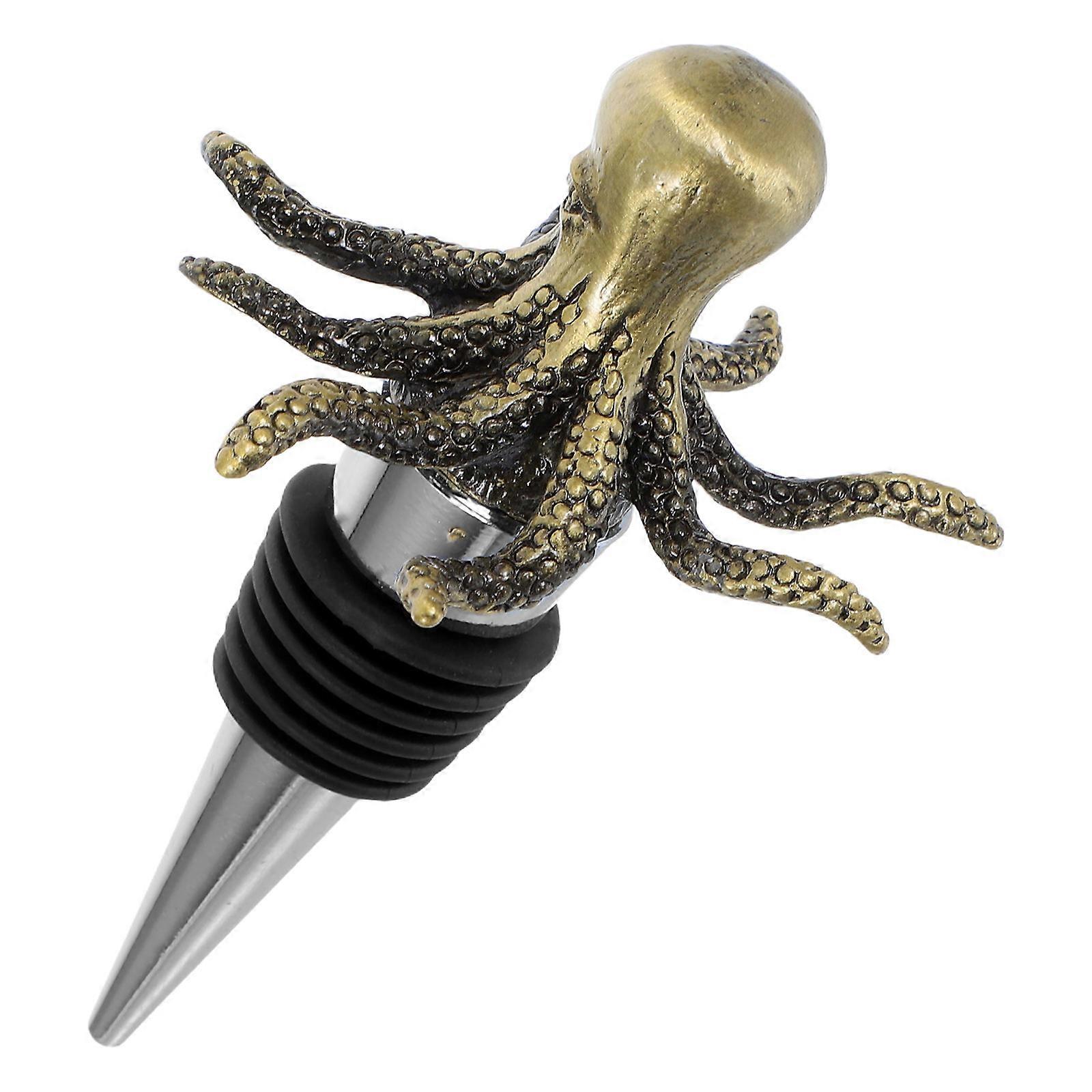 Zinc Alloy Octopus Metal Reusable Seal Plug