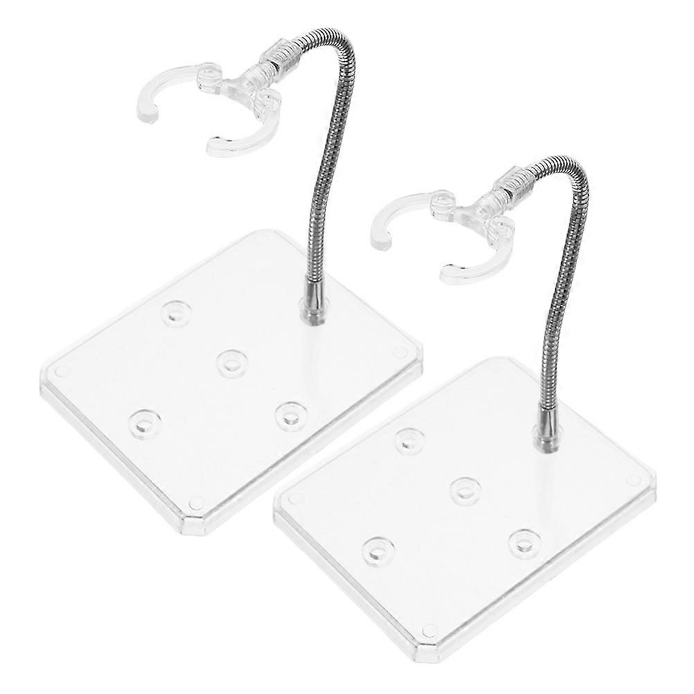 Adjustable Figure Stand Doll Support Bracket for Model Display 2Pcs