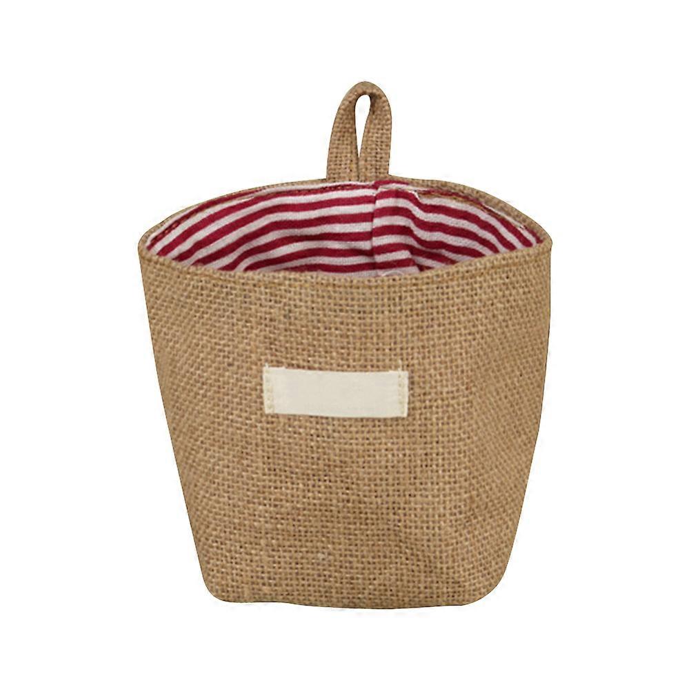 Small Hanging Storage Basket for Storage Use Fabric Flower Pot