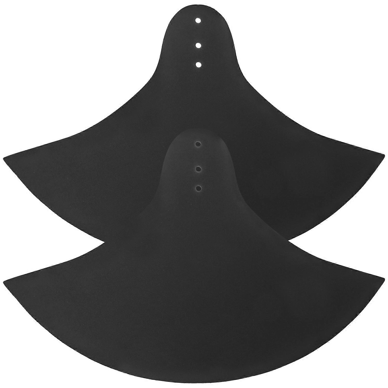 Drum Cymbal Mute Pad Practice Convenience Volume Reduction Black 2Set