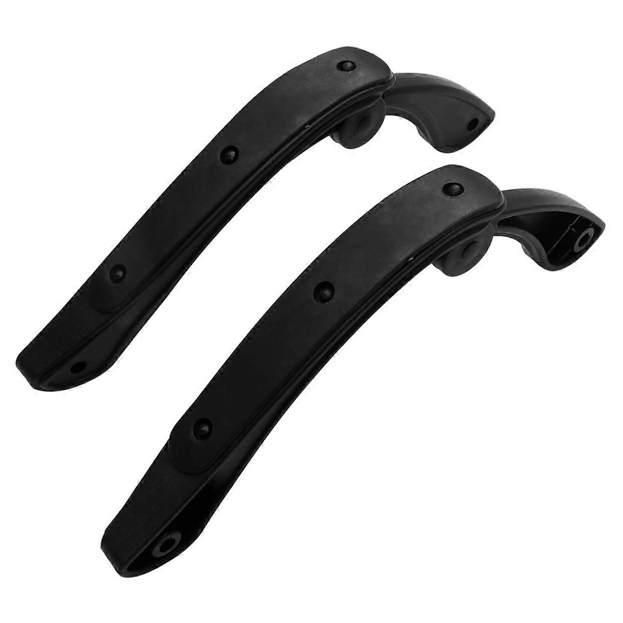 Ergonomic Office Chair Armrest Replacement, Universal Adjustable Arm Support, Durable Black Plastic