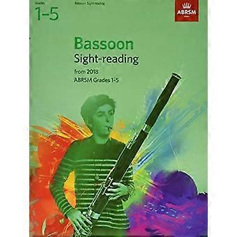 Fagott-Blattspieltests, ABRSM Klasse 1-5: ab 2018 (ABRSM Blattspiel)