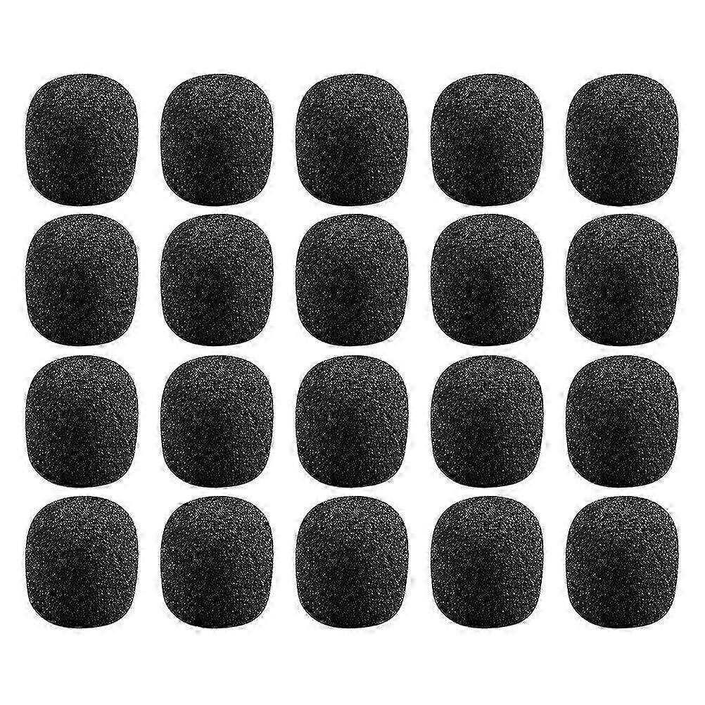 40 practical lapel microphone covers, made of soft sponge material