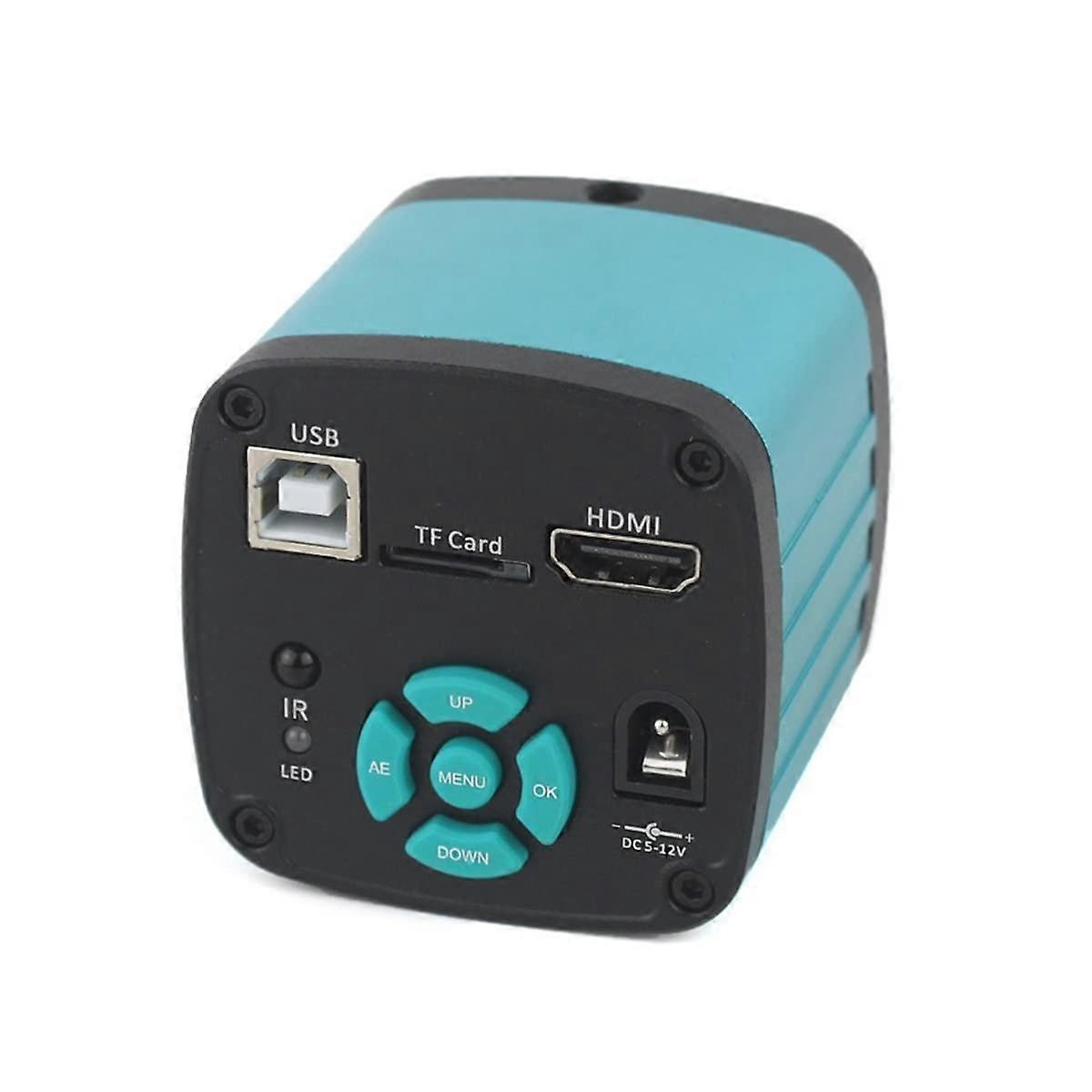 56 LED Adjustable Microscope Ring Light with Shadow Illumination and Brightness Control