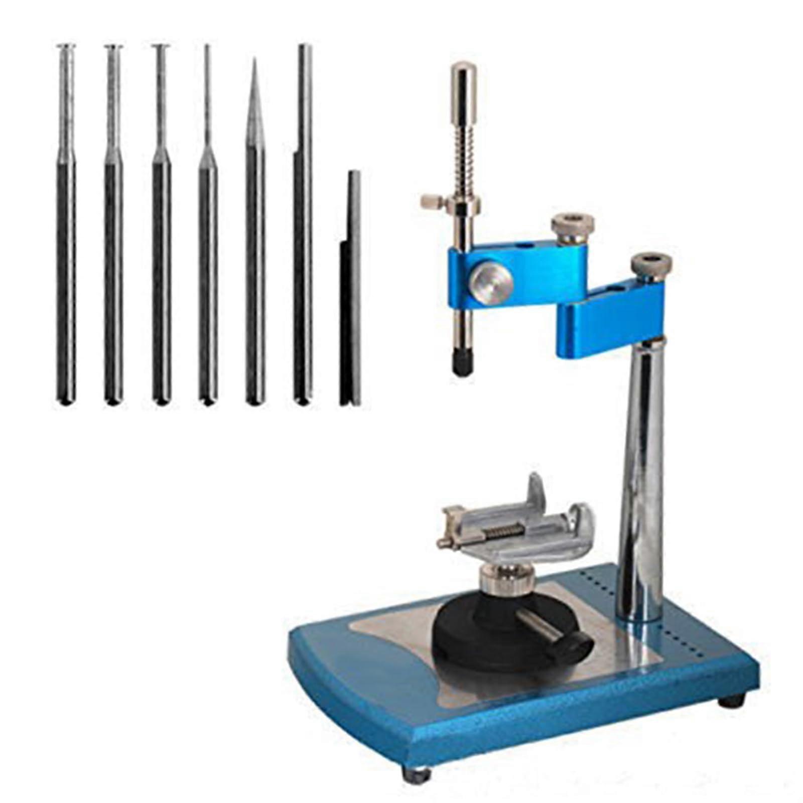 Dental Lab Parallelometer Adjustable Surveyor with 7 Spindles for Precise Alignment