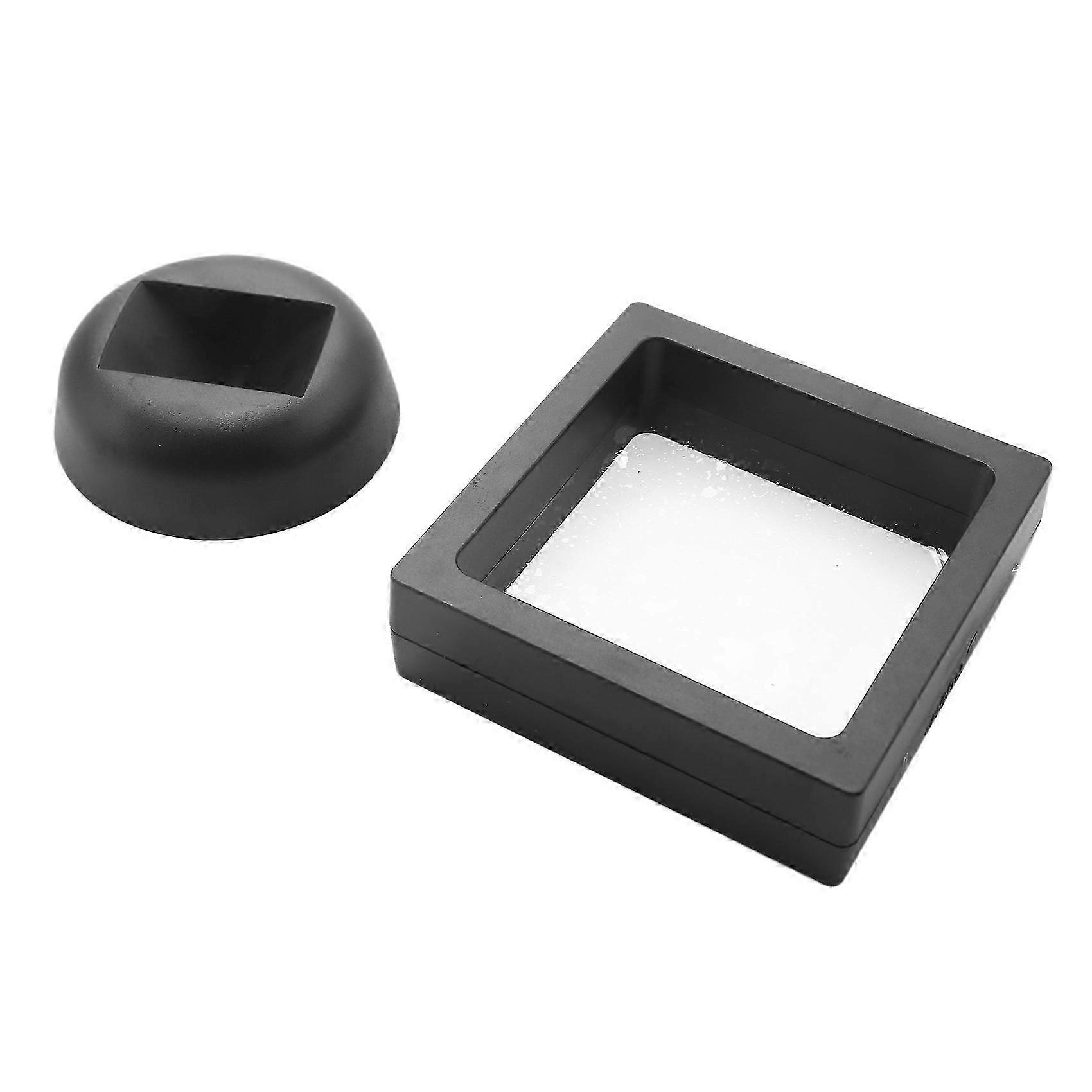 Coin Display Box - Set of 30 3D Floating Frame Display Holder with Stands for Challenge Coins, AA Medallions